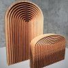 Wooden arch-shaped table decoration "Modern"