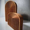 Wooden arch-shaped table decoration "Modern"