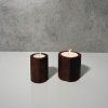 Unique Handmade Oak & Ash Wood Tea Light Holder