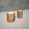 Unique Handmade Oak & Ash Wood Tea Light Holder