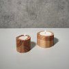 Unique Handmade Oak & Ash Wood Tea Light Holder