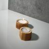 Unique Handmade Oak & Ash Wood Tea Light Holder