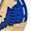 Mandala Wooden Wall Clock