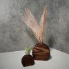 Round Solid Wood Vase Set