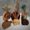 Dřevěné vázy zajímavého tvaru - sada