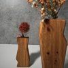 Solid Wood Vase Set "Flex"