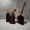 Set of Three Minimalist Wooden Vases "Simple"