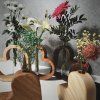 Wooden vase Set with Ampoule "Heart"