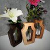 Wooden vase with ampoule "Harmony"