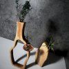 Tall wooden vase set "Elegance"
