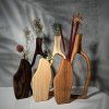 Tall wooden vase set "Elegance"