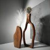 Tall wooden vase set "Elegance"
