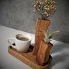 Oak & Ash Solid Wood Serving Tray