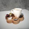 Handmade Oak Paw Print Food Tray