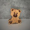 Wooden Animal Figurines | Bear, Rabbit, Owl
