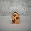 Oak & Walnut Wooden Easter Egg Decoration | Hearts, Flowers, Bunny