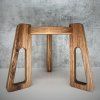 Unique Solid Oak Wooden Stool