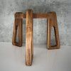 Unique Solid Oak Wooden Stool