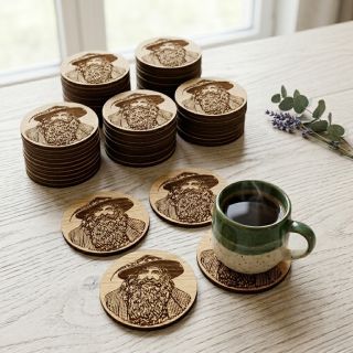 Podtácky vyrobené na zakázku / Custom-made coasters 🪵🌿 #podtacky #drevenedekorace #nazakazku #custommade #wooddesign