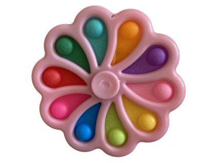 22571 pop it antistresova hracka fidget spinner ruzovy