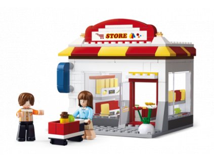 Sluban Town Business street M38-B0571 Obchod