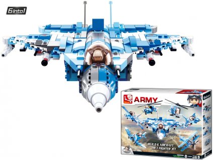 Sluban Army 6into1 M38-B0665 Stíhačka