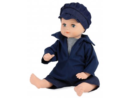 Petitcollin Koupací panenka 40 cm Marin (modré oči)