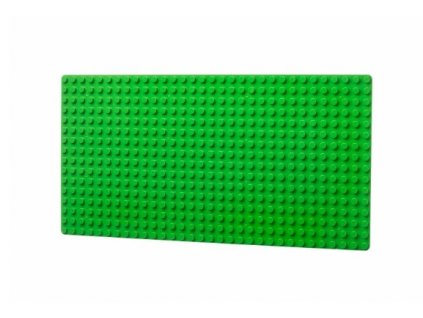 L-W Toys Deska pro nejmenší stavitele 16x32 bodů (25,5x51 cm)