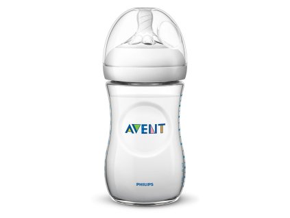 Kojenecká láhev Avent Natural 260 ml - transparentní