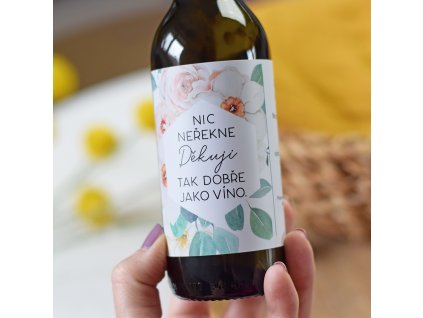 Dárkové víno - Nic neřekne "Děkuji" tak dobře jako víno.