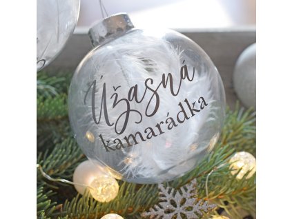 Baňka s peřím - Úžasná kamarádka
