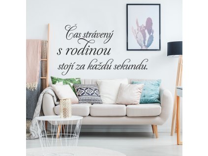 Samolepka "Čas strávený s rodinou" SK