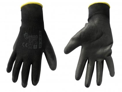 Pracovné rukavice PU 8" Black