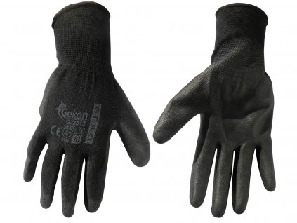 Pracovné rukavice PU 10“ Black