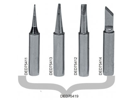 Spájkovací hrot 4 ks pre DED7541, DED7542 - DED75419