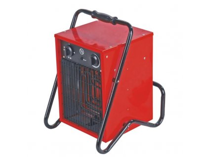 Elektricky ohrievač vzduchu 2500/5000W, 400 V, termostat, funkcia ventilátora - DED9922
