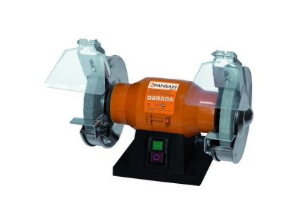 Brúska stolová dvojkotúčová 150W, 125x16x12,7mm, elektromagneticky bezpečnostný spínač