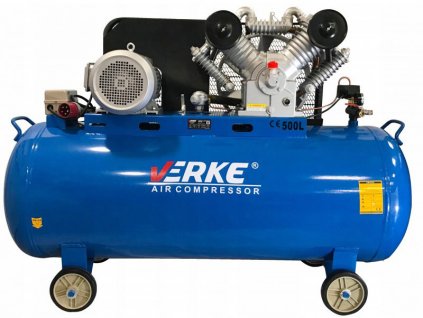 Olejový kompresor čtyřpísty 500L, 10KS, VERKE V81130