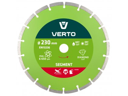 Diamantové kotúče, 230 x 22.2 mm, segment VERTO  61H3S9