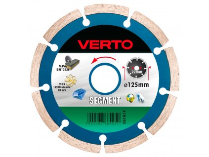 Diamantové kotúče, 125 x 22.2 mm, segment VERTO  61H2S5