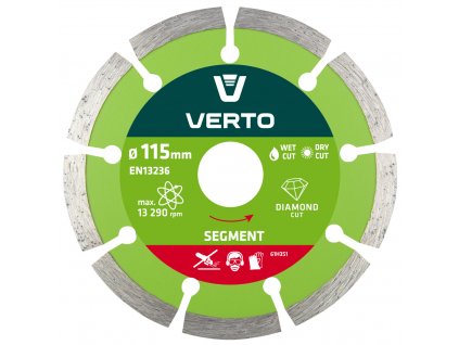 Diamantové kotúče, 115 x 22.2 mm, segment VERTO  61H3S1