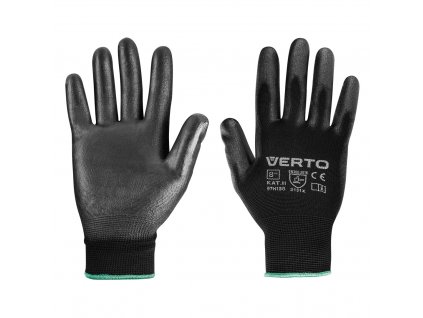 Záhradné rukavice, potiahnuté PU, veľkosť 8 " VERTO 97H136