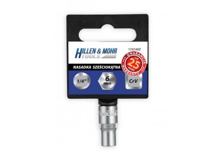 Nadstavec 6-hran 1/4", CrV, 5mm | 17A105Z