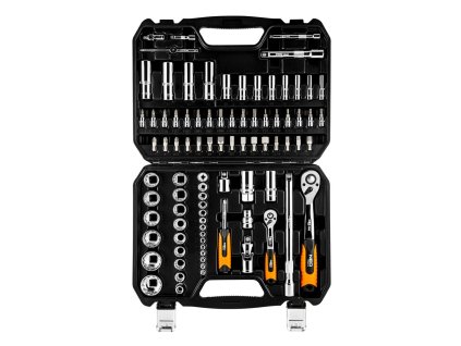 Nástrčné kľúče 1, 2, 1/4 ", CrV súprava 86 ks | NEO TOOLS 08-664