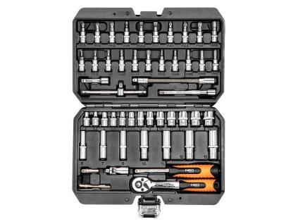 Nástrčné kľúče 1/4", súprava 53 ks | NEO 08-683