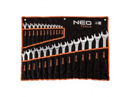 Nástenná sada kľúčov 6-32 mm, 26 ks | NEO TOOLS 09-754