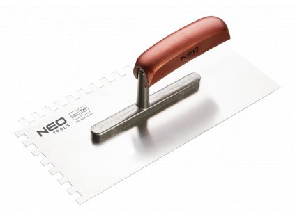 Murárske hladítko zubaté, 8 x 8 x 8 mm, 280 x 130 mm | NEO TOOLS 50-024