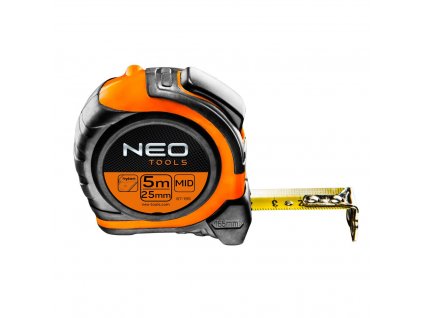 Meter zvinovací oceľový 5 m x 25 mm, magnet, obojstranná potlač