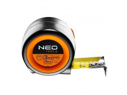 Zvinovacie oceľové meradlo 3 m x 19 mm, automatická blokáda zvínania pásky | NEO TOOLS 67-213