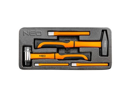 Kladivá a priebojníky, súprava 5 ks | NEO TOOLS 84-242